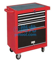 國產(chǎn)三抽屜側(cè)帶扶手工具車（型號(hào)L660 W460 H900mm SKU 00256488）產(chǎn)品介紹